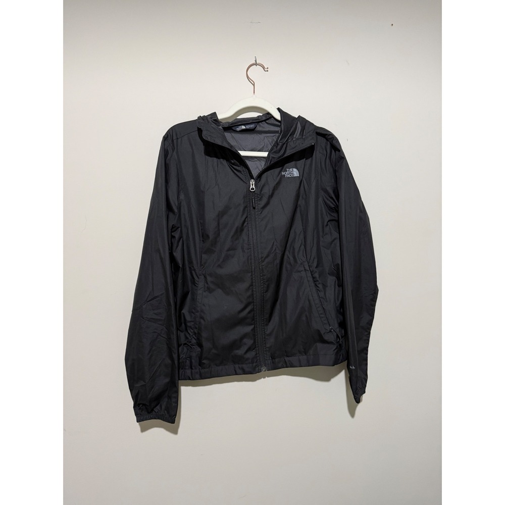 The North Face WindWall Black Full Zip Hooded Windbreaker Jacket NF0A3067 M